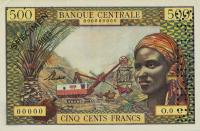 p4s from Equatorial African States: 500 Francs from 1963